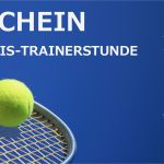 Tennis Gutschein Vorlage Fabelhaft Gutschein Marco Blau Kopie