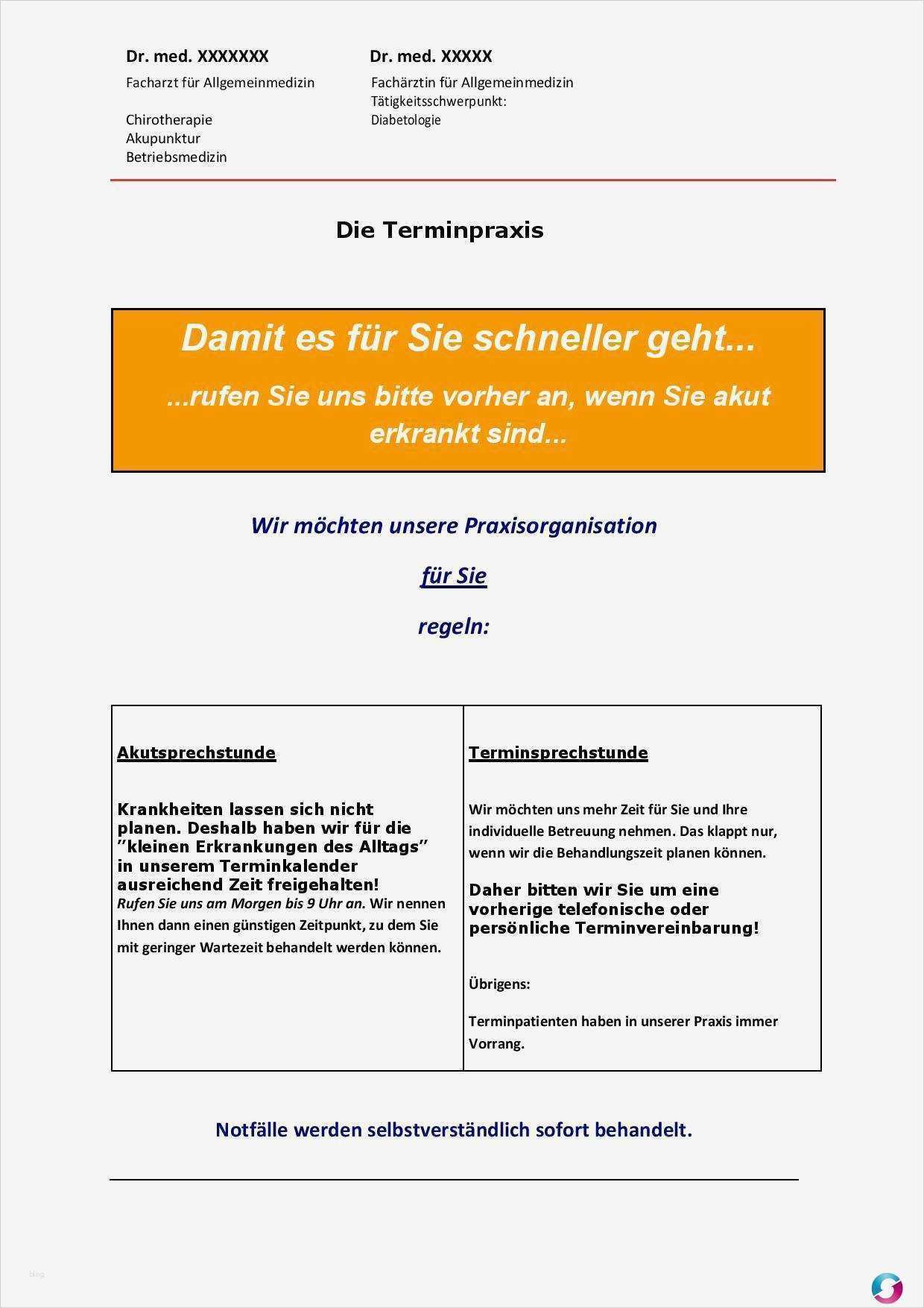 Terminzettel Vorlage Kostenlos Genial Terminzettel Vorlage Kostenlose Vorlagen Arztpraxis