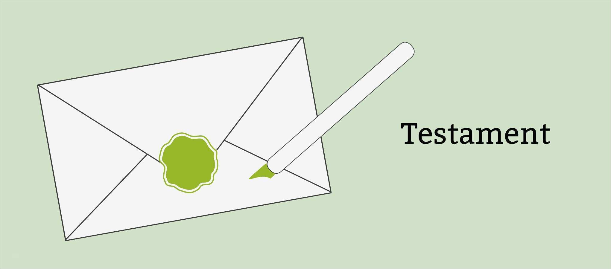Testament schreiben Letzter Wille mit Muster Vorlage