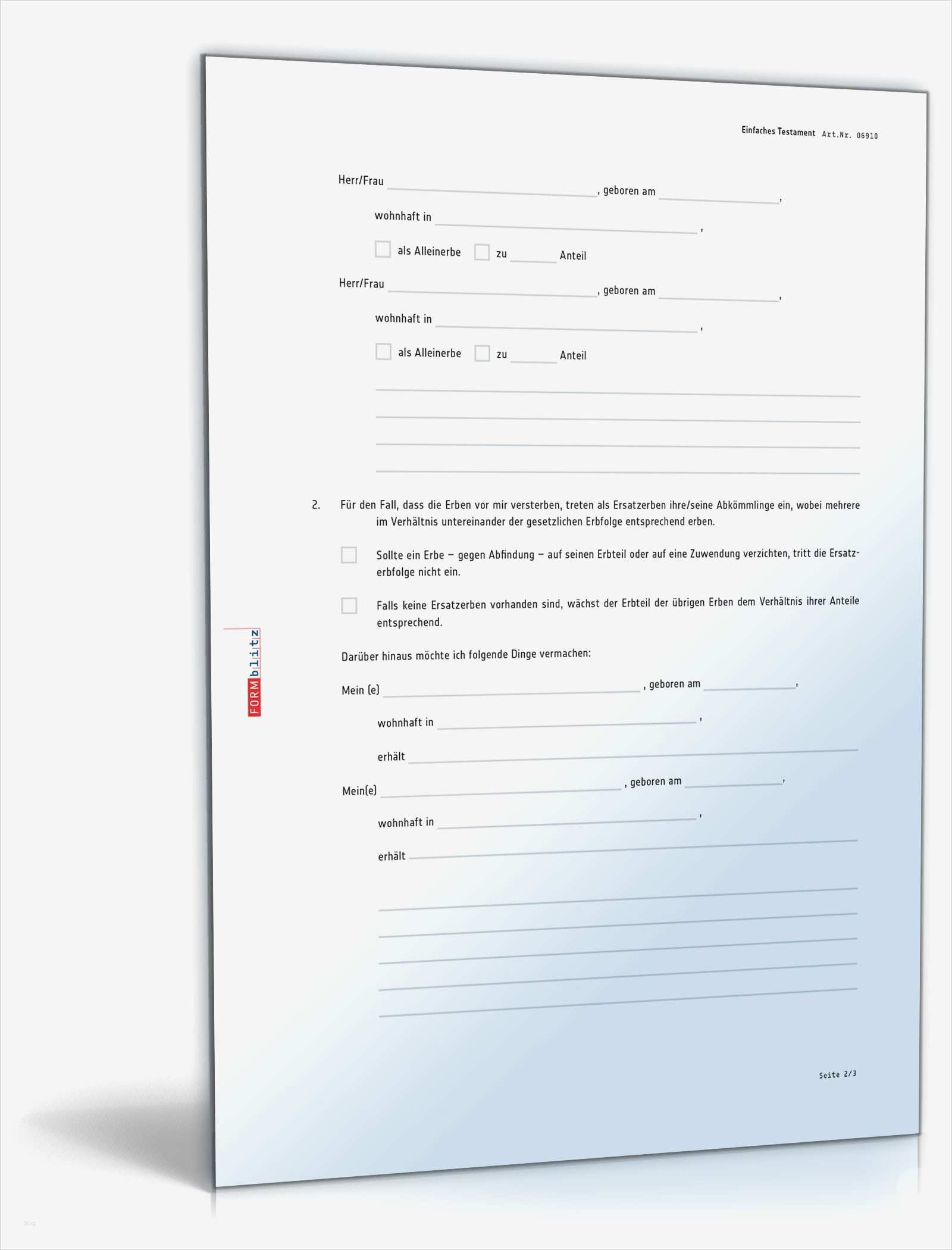 Tolle Vorlage Eines Testaments Bilder Entry Level Resume