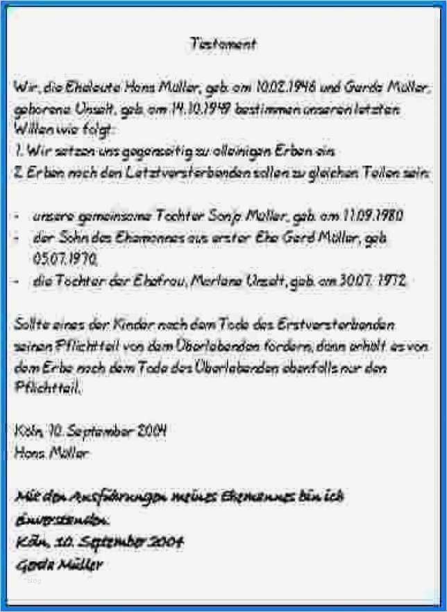 Testament Vorlage Kostenlos Downloaden Neu Ausgezeichnet Vorlage Für Kostenloses Testament Bilder