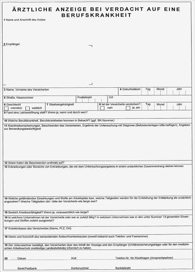 Therapiebericht Physiotherapie Vorlage Cool Berufskrankheit