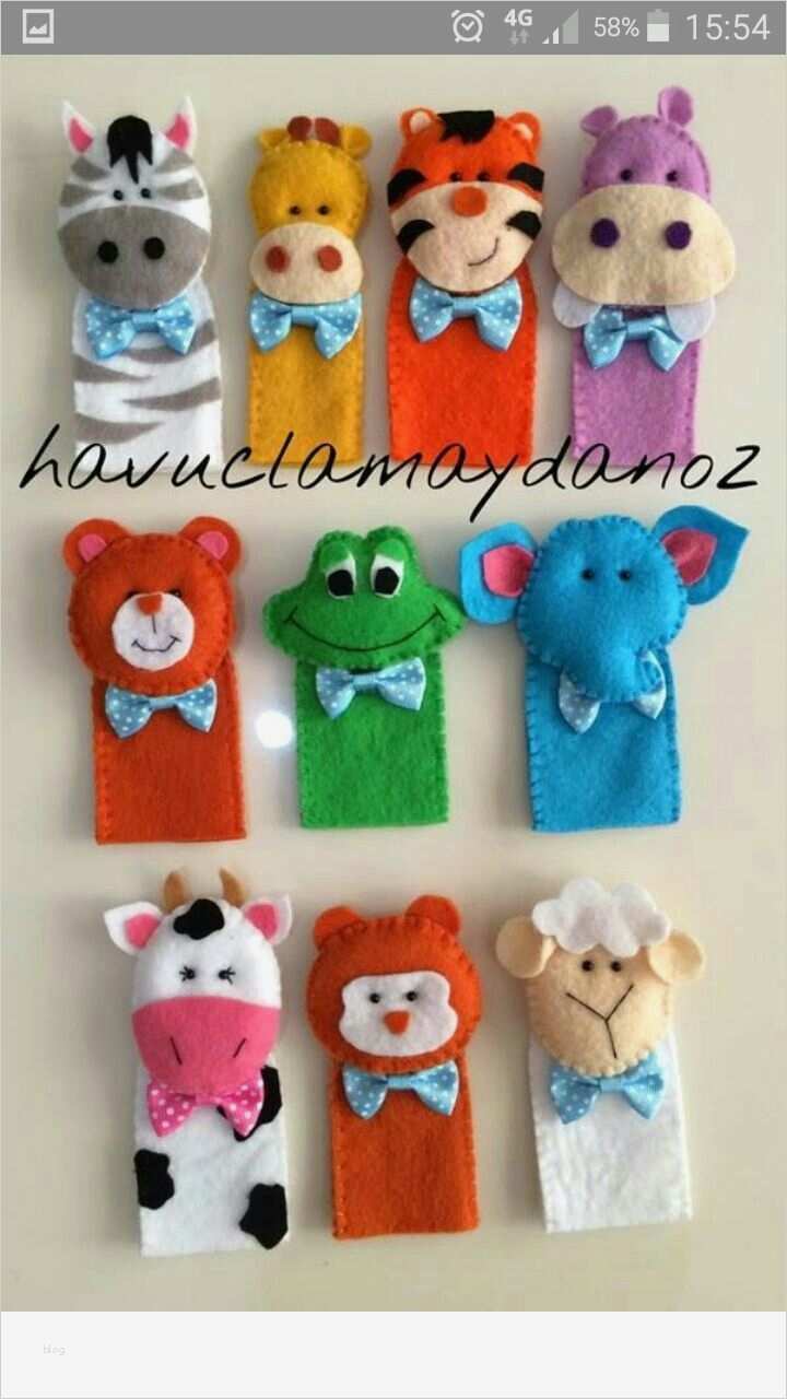 Tiere Aus Filz Nähen Vorlagen Neu Die Besten 25 Filz Fingerpuppen Ideen Auf Pinterest