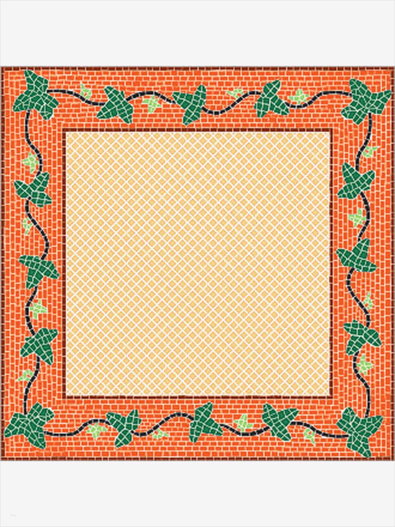 Tiffany Vorlagen Bücher Erstaunlich Mosaik Vorlagen Vorlage Efeu 60 60x60cm Günstig Kaufen