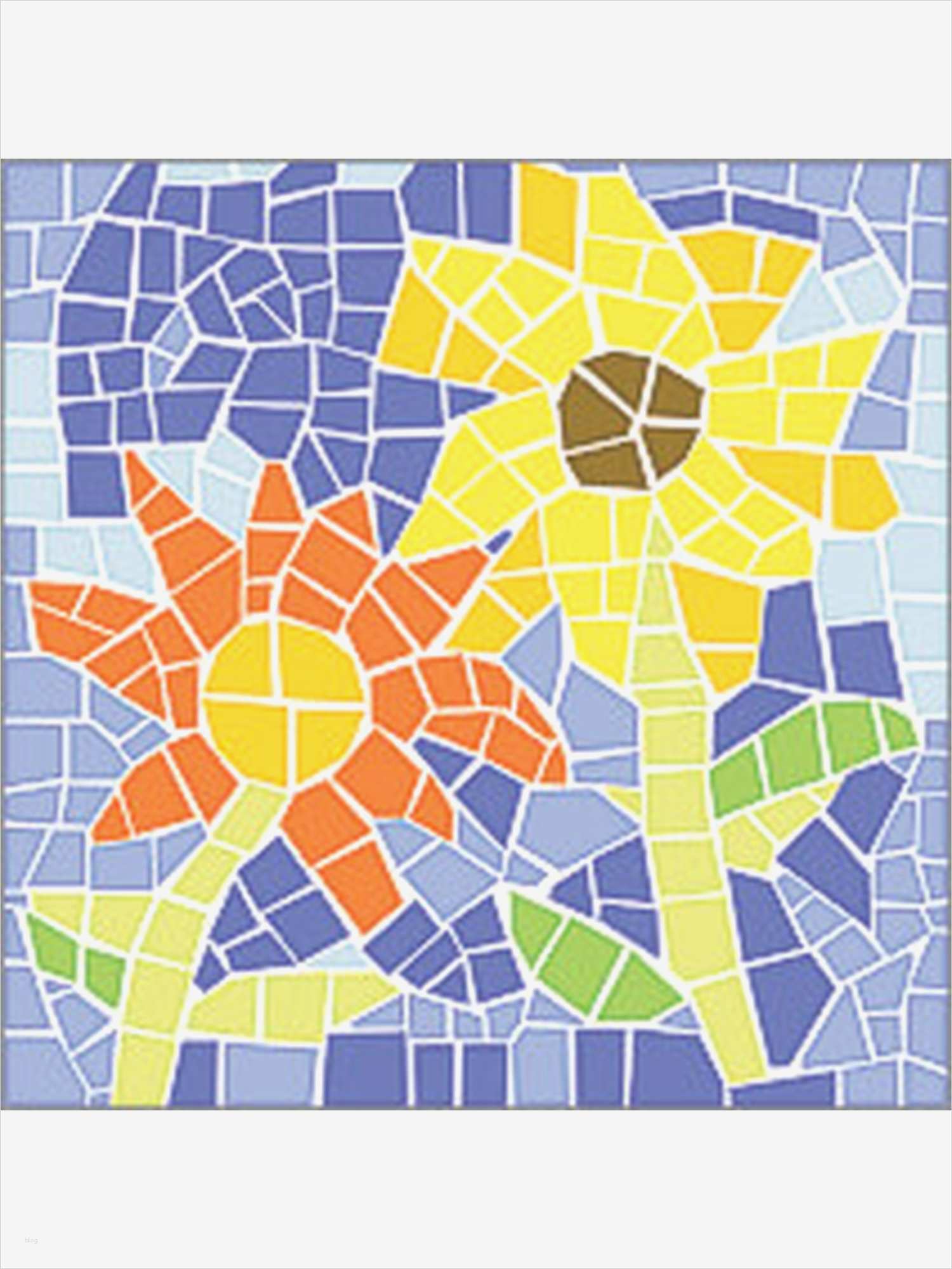 Tiffany Vorlagen Bücher Genial Mosaik Vorlagen Blumen 30 30x30cm Günstig Kaufen