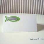 Tischkarten Konfirmation Vorlagen Großartig Tischkarten Zur Kommunion Konfirmation Motiv Fisch