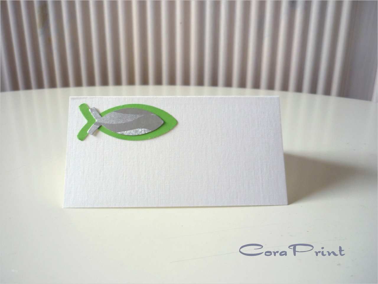 Tischkarten Konfirmation Vorlagen Großartig Tischkarten Zur Kommunion Konfirmation Motiv Fisch