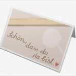 Tischkarten Vorlagen Zum Ausdrucken Word Best Of Tischkärtchen Creme Schön Dass Du Da Bist Optional