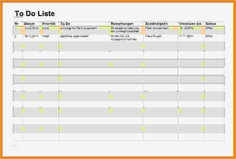 To Do Liste Excel Vorlage Cool 8 to Do Liste Wochenplan
