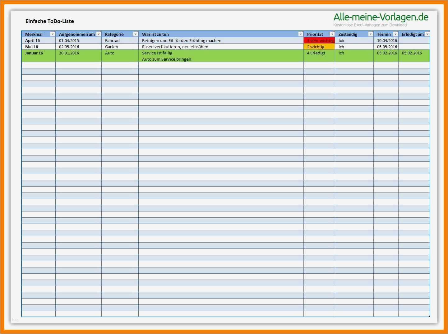 To Do Liste Excel Vorlage Neu 10 to Do Liste Vorlage Excel