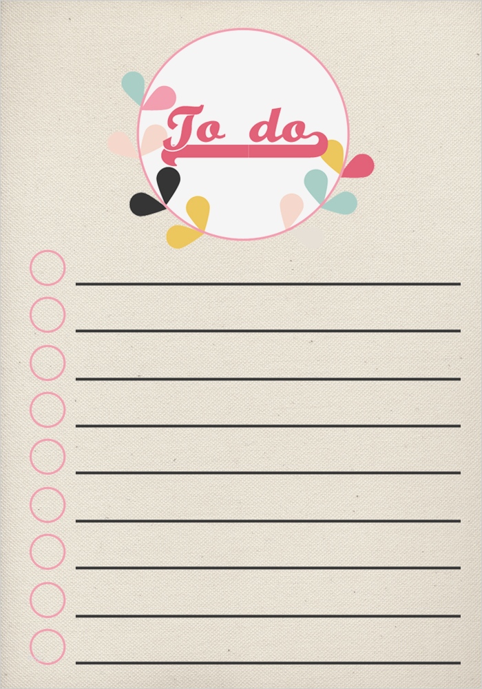 To Do Liste Leben Vorlage Bewundernswert Free Printable to Do List