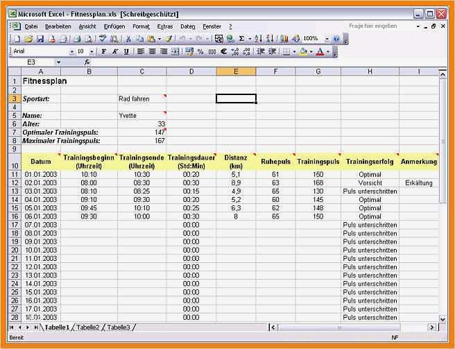 Trainingsplan Fitnessstudio Vorlage Luxus 10 Trainingsplan Vordruck