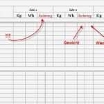 Trainingsplan Muskelaufbau Vorlage Cool Niedlich Workout Vorlage Tabelle Zeitgenössisch