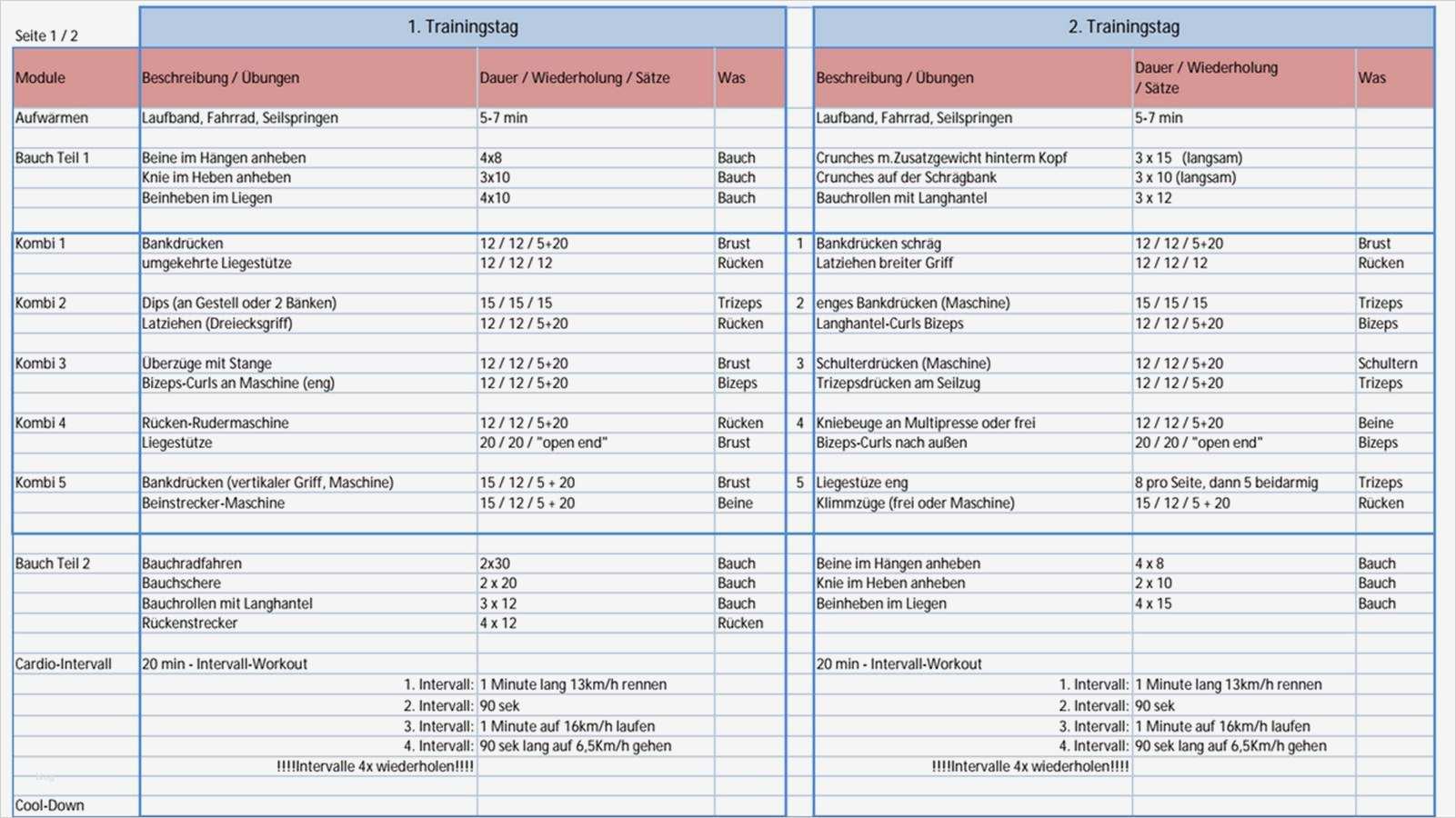 Trainingsplan Muskelaufbau Vorlage Schönste Super Trainingsplan Frauen Abnehmen Cd93