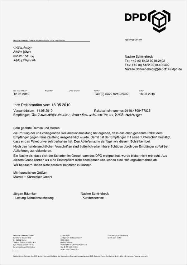 Transportschaden Melden Vorlage Wunderbar Transportschaden Bei Post Melden