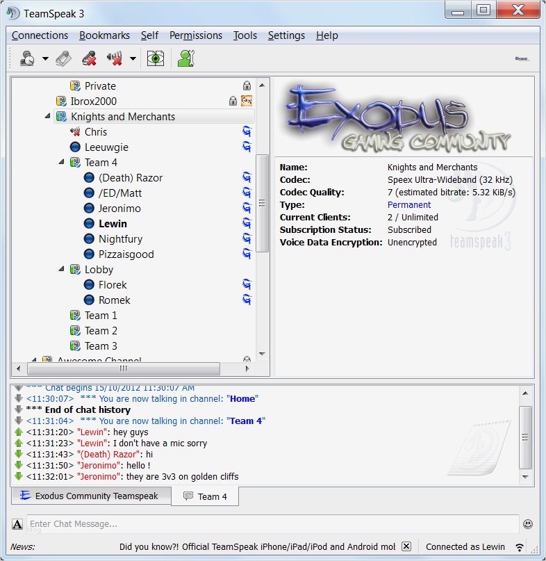 Ts3 Server Channel Vorlagen Schön Teamspeak Server News Kam Remake