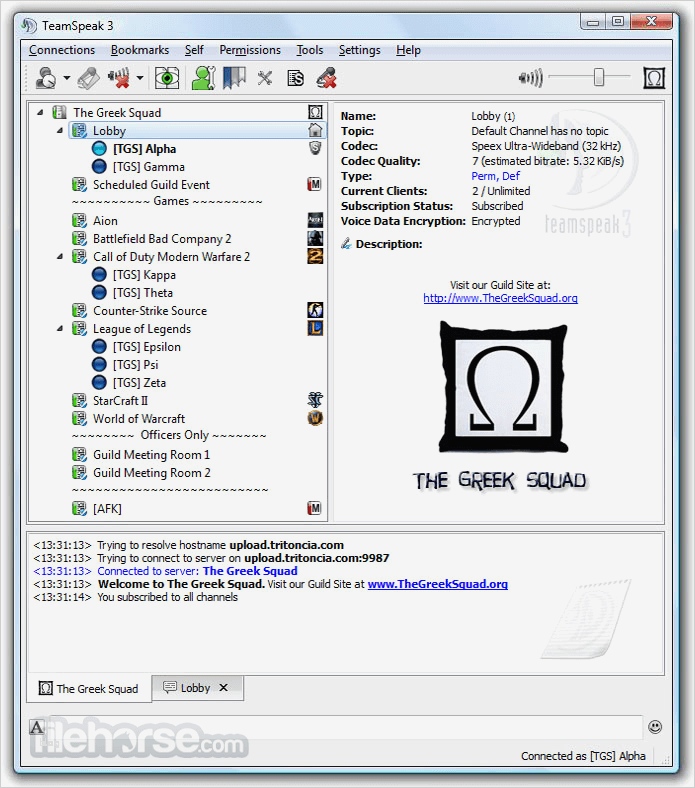 Ts3 Server Channel Vorlagen Wunderbar Teamspeak Client 3 1 6 32 Bit Download for Windows