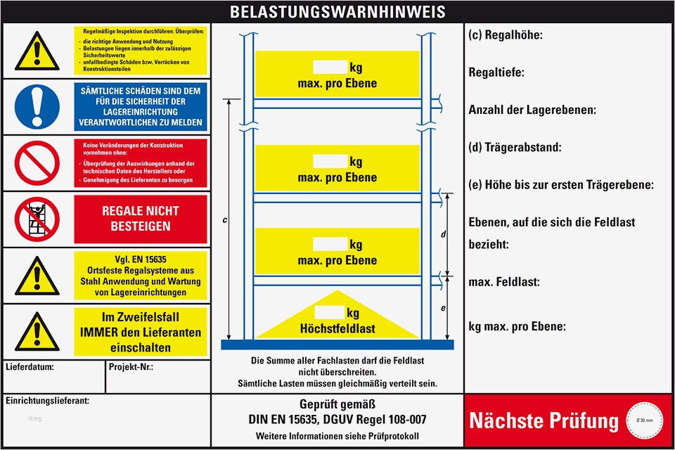 54 Großartig Typenschild Vorlage Download Galerie 1 Typenschild Vorlage Download Fabelhaft Belastungswarnhinw Palettenregale Dguv Regel 108 007