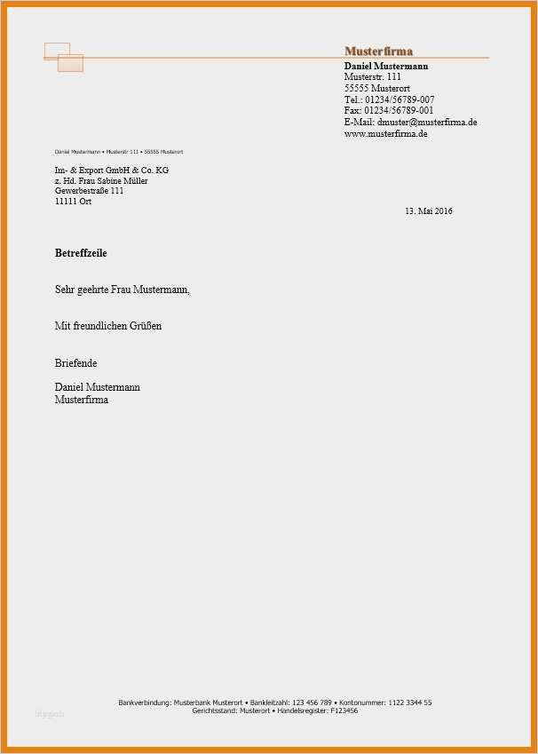über Uns Vorlage Best Of formeller Brief Vorlage Wunderbar 12 Briefköpfe Muster