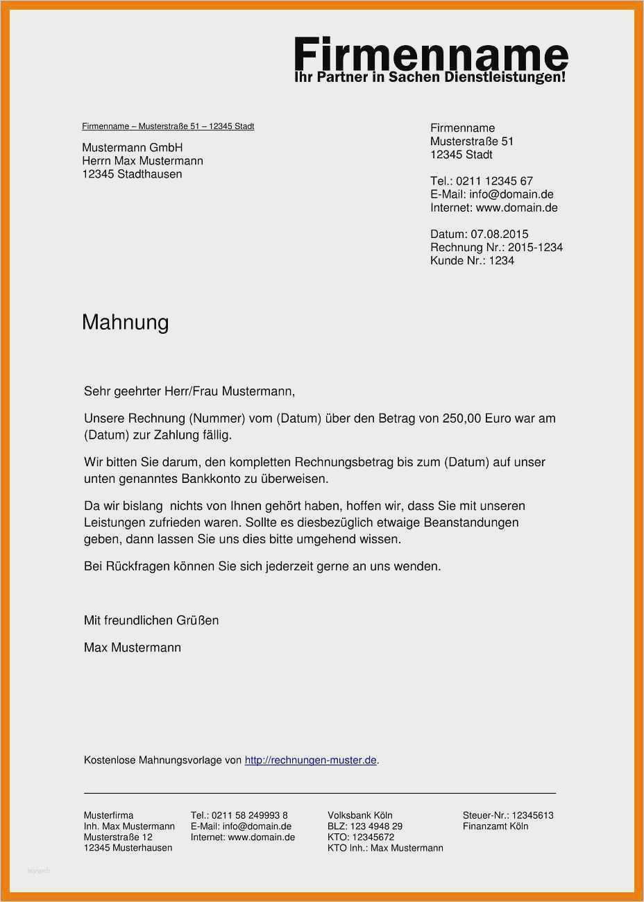 über Uns Vorlage Elegant Zweite Mahnung Vorlage Schönste 11 Zweite Mahnung