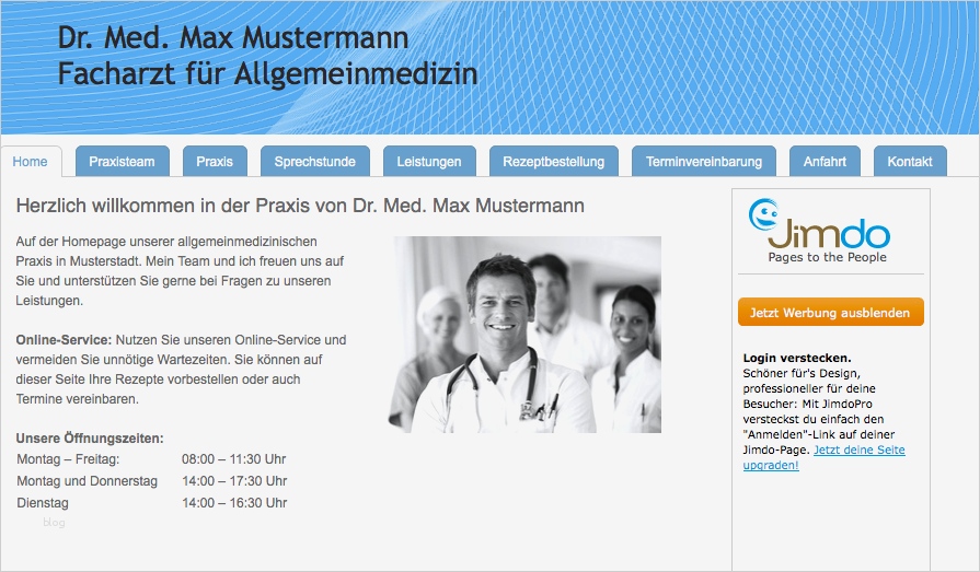 über Uns Vorlage Wunderbar Zahnarzt Homepage Mit Einer Vorlage Einfach Und Schnell