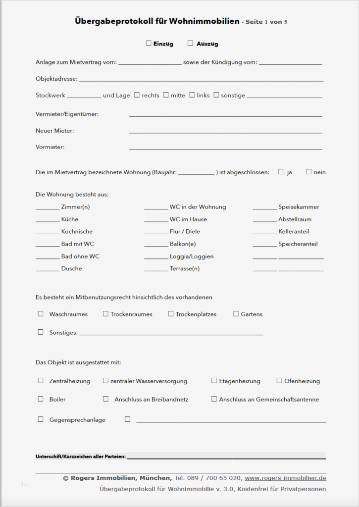 übergabeprotokoll Mietwohnung Auszug Vorlage Erstaunlich Kostenloses Wohnungsübergabeprotokoll Pdf Download