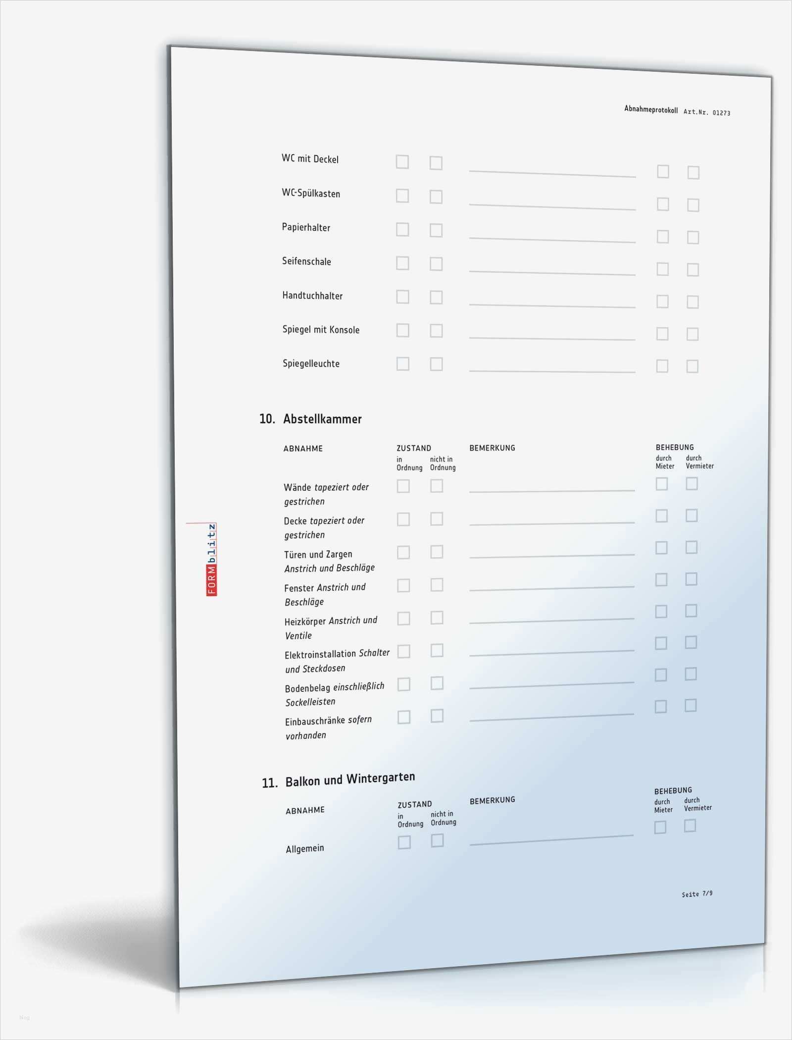 übergabeprotokoll Mietwohnung Auszug Vorlage Süß Abnahmeprotokoll Wohnung Bei Auszug Muster Zum Download