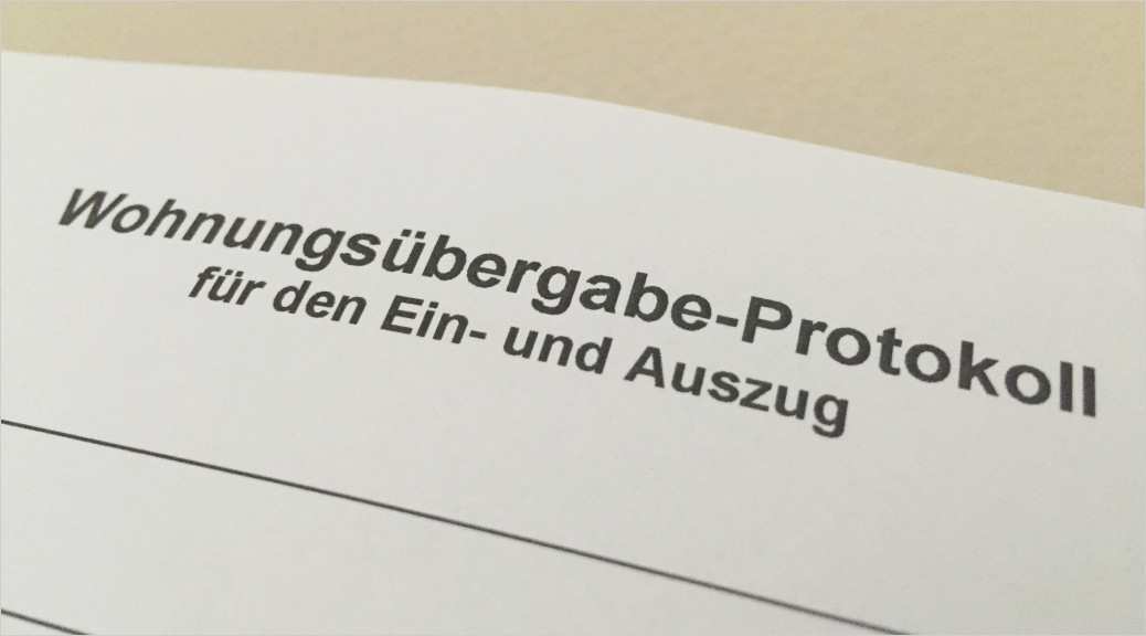 übergabeprotokoll Mietwohnung Auszug Vorlage Wunderbar Wohnungs Übergabeprotokoll Bei Ein Bzw Auszug