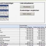 übersicht Projekte Excel Vorlage Wunderbar Excel Vorlage Für Kostenrechnung Klr Mit