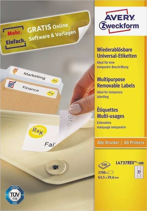 Universal Etiketten Vorlage Luxus Avery Universal Etiketten 63 5 X 29 6 Mm 2700x Galaxus