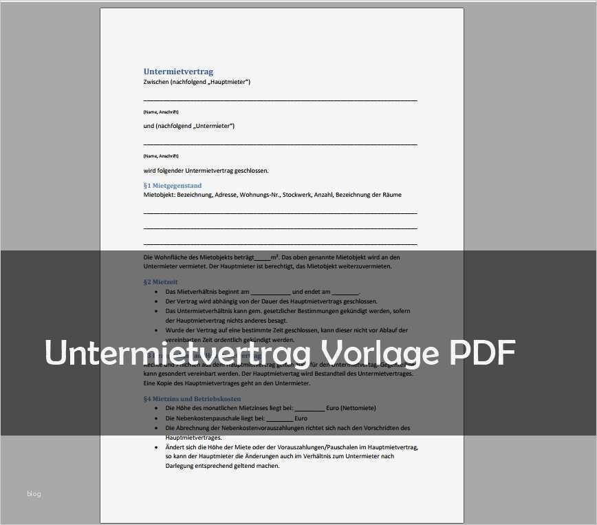 Untermietvertrag Lebenspartner Vorlage Hübsch Untermietvertrag Muster Vorlage Pdf Download – Giga