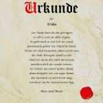 Urkunde Patenonkel Vorlage Einzigartig Patenschaft Urkunde Geschenk Zur Taufe Kind Oder