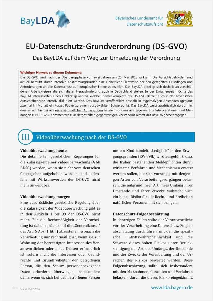 Verfahrensverzeichnis Dsgvo Vorlage Schön Die Videoüberwachung Nach Der Dsgvo – Dsgvows