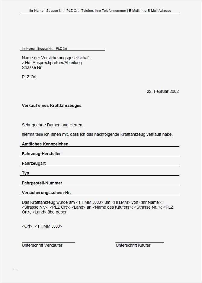 Versicherung Kfz Kündigen Vorlage Wunderbar Schreiben An Kfz Versicherung Vorlage Zum Download