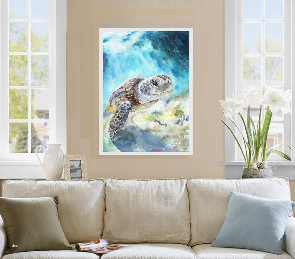 Vertrag Künstler Vorlage Luxus Meeresschildkröte Aquarell Druck Der Vorlage Aquarell