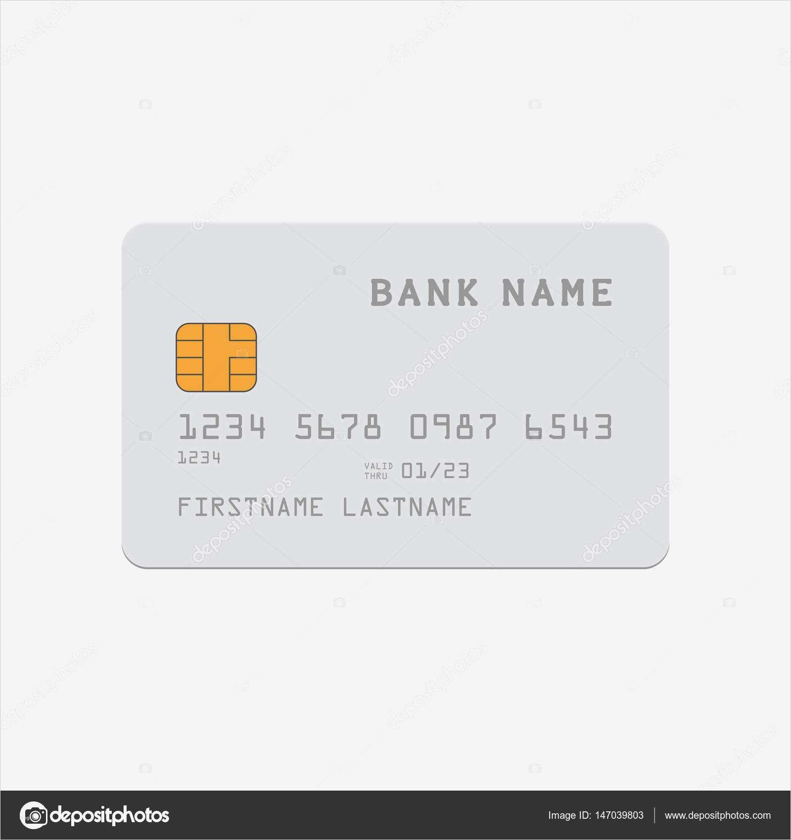 Visa Card Kündigen Vorlage Cool Kreditkarte Vorlage — Stockvektor