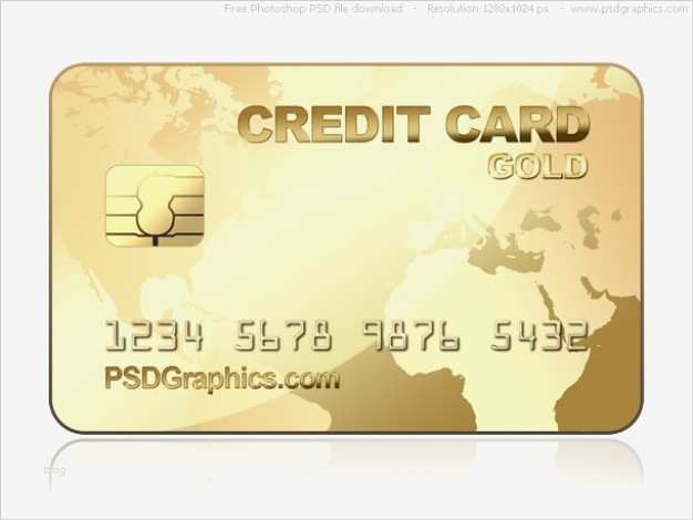 Visa Card Kündigen Vorlage Inspiration Psd Gold Kreditkarte Vorlage