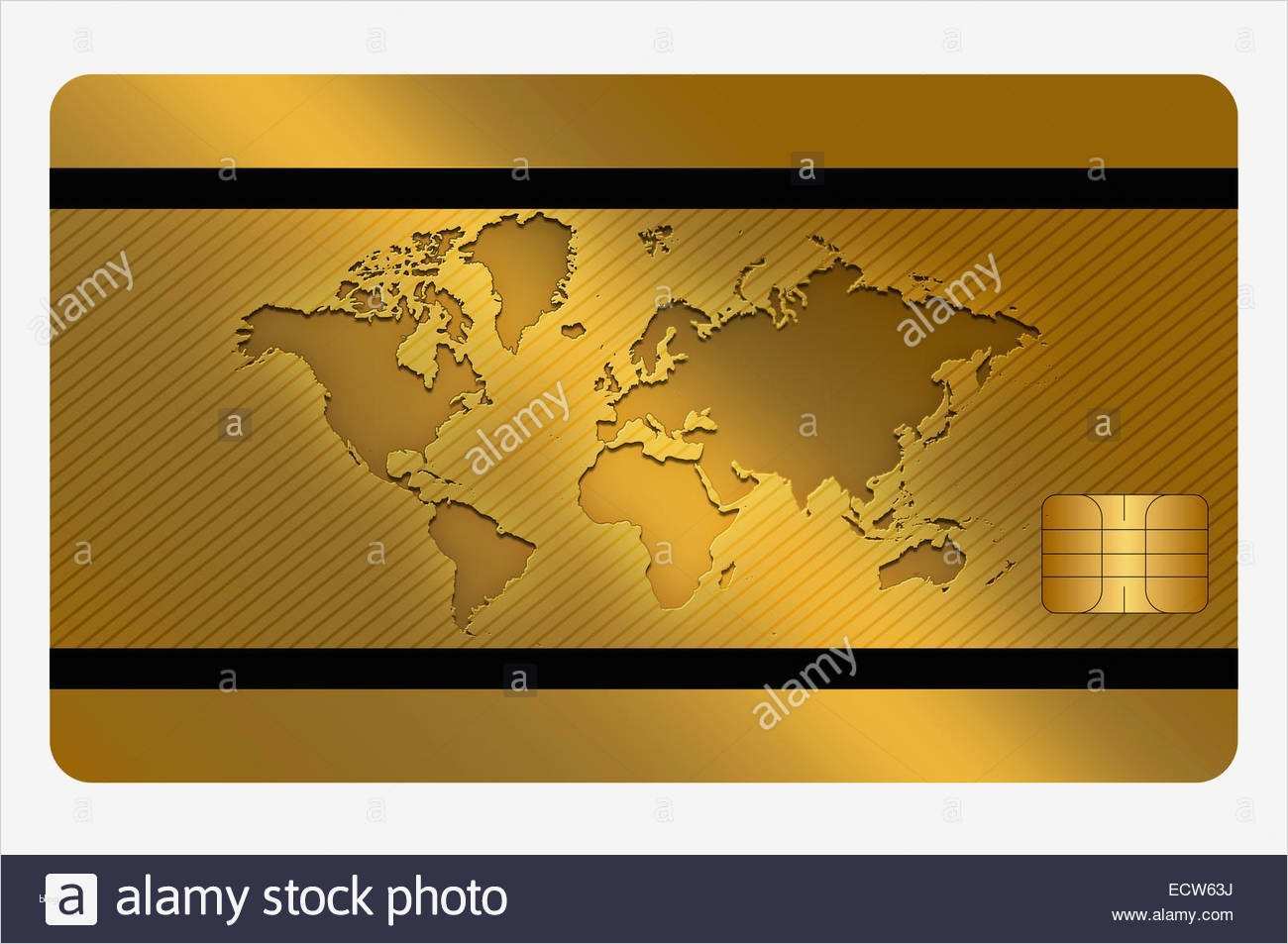 Visa Card Kündigen Vorlage Süß Credit Card Template Design Gold Card Stockfotos & Credit