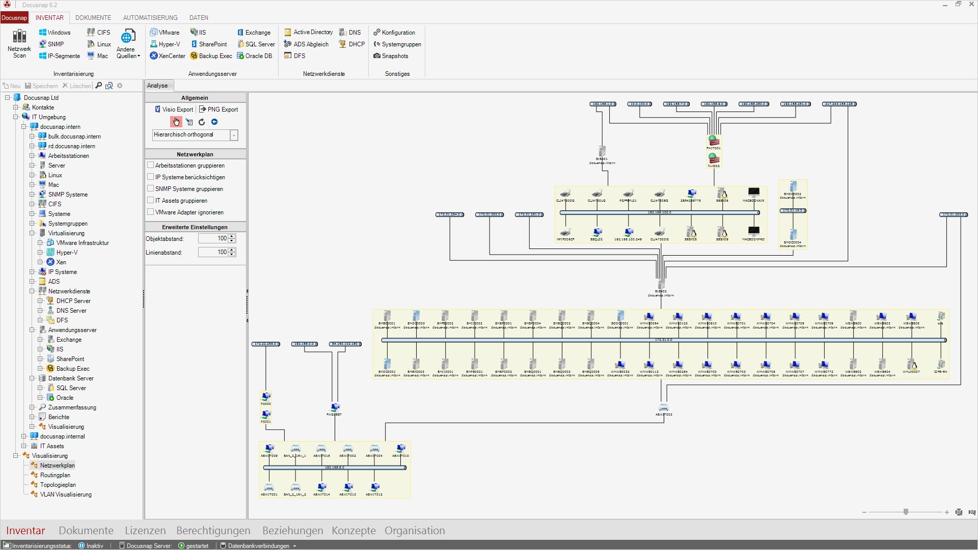 Visio Netzwerk Vorlage Erstaunlich Deal Des Tages Docusnap Mit Rabatt Bilderstrecke