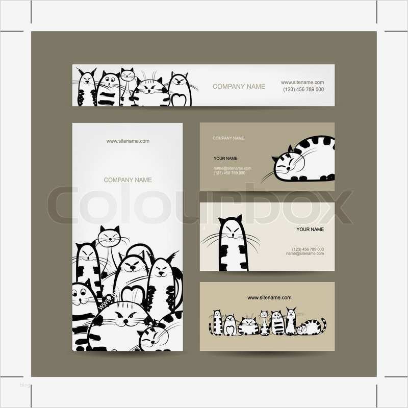 Visitenkarten Hintergrund Vorlagen Großartig Corporate Design Visitenkarten Mit Lustigen Gestreiften