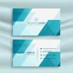 Visitenkarten Hintergrund Vorlagen Großartig Modern Blau Und Weiß Visitenkarte Design Vorlage