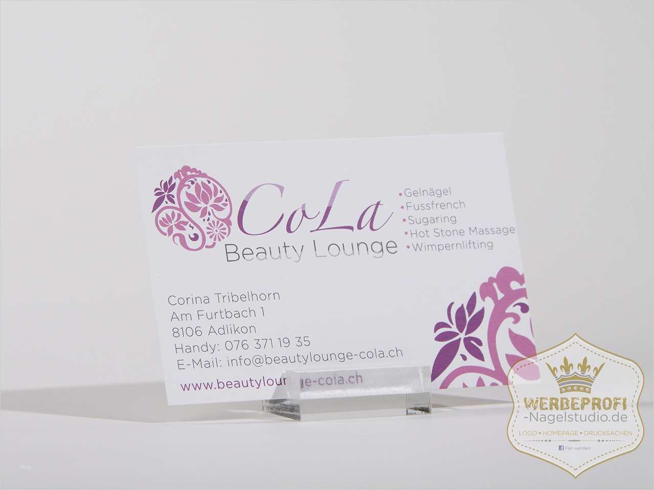 Visitenkarten Nagelstudio Vorlagen Erstaunlich Visitenkarten Premium