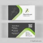 Visitenkarten Vorlagen Physiotherapie Inspiration Physiotherapie Visitenkarten Design topdruck