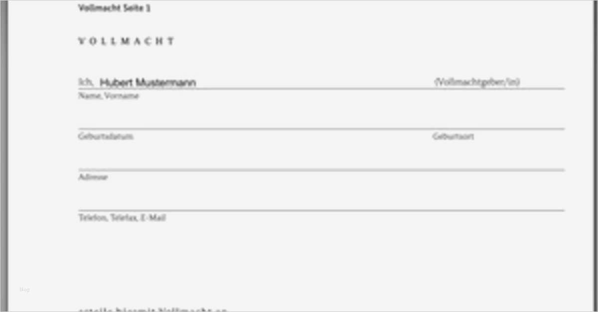 Vollmacht Ummeldung Einwohnermeldeamt Vorlage Neu Vollmacht Kfz Anmeldung Vorlage Cool Vorsorgevollmacht