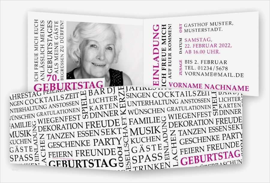 Vorlage 70 Geburtstag Erstaunlich Geburtstagseinladung Zum 70 Vorlage