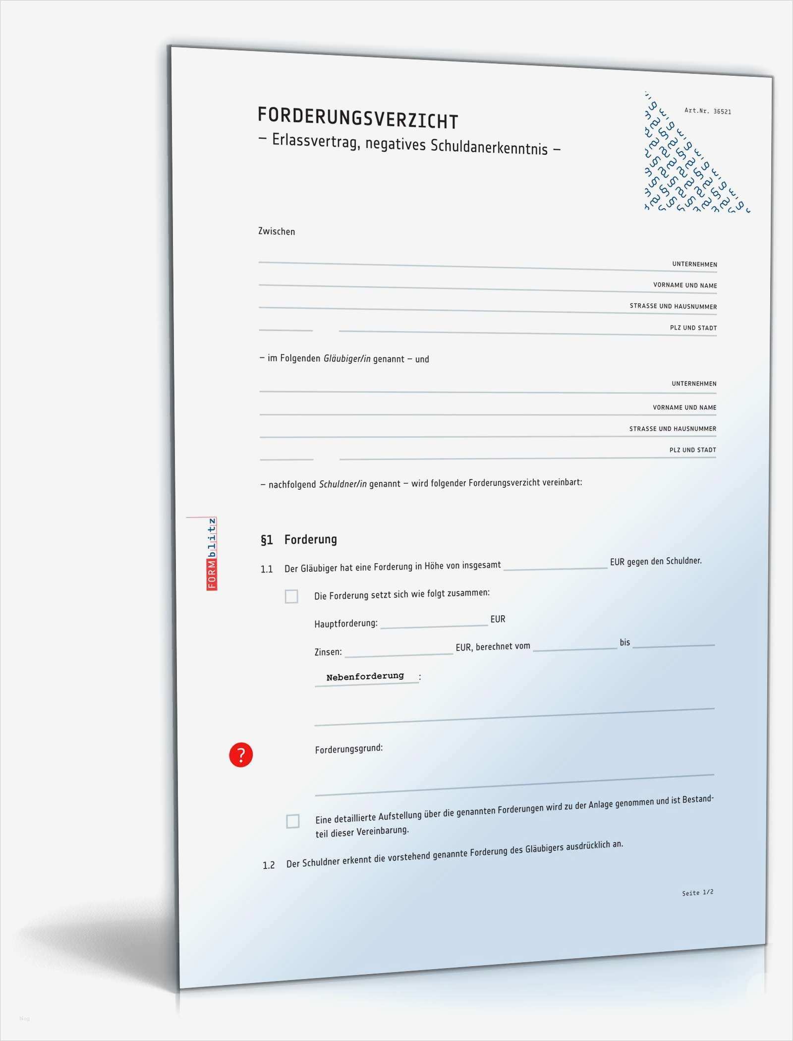 Vorlage Agb Dienstleistung Einzigartig forderungsverzicht Mit Erlassvertrag Muster Zum Download