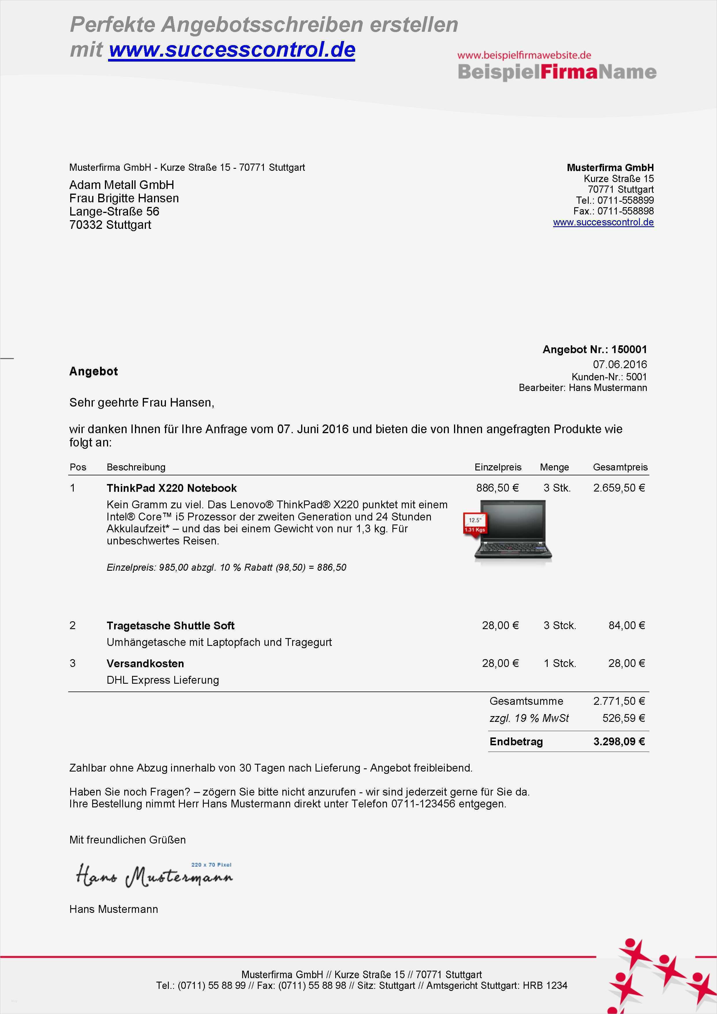 Vorlage Agb Dienstleistung Erstaunlich Angebotsschreiben Mit Microsoft Fice Inkl