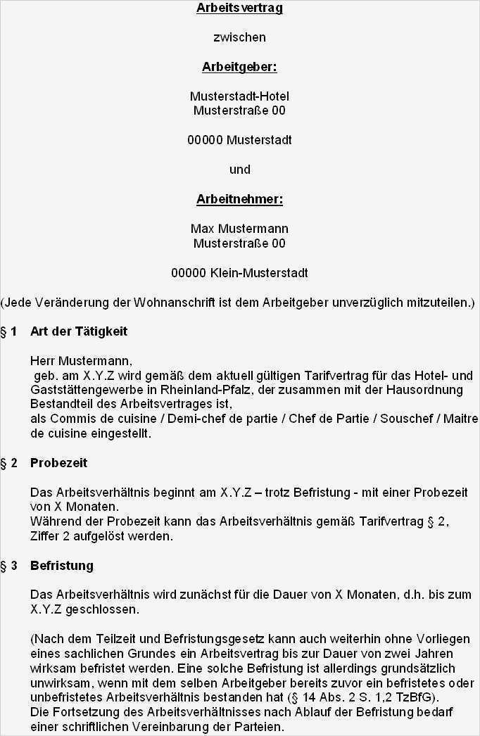 Vorlage änderung Arbeitsvertrag Angenehm Datei Arbeitsvertrag Teil1 Hotel Lexikon
