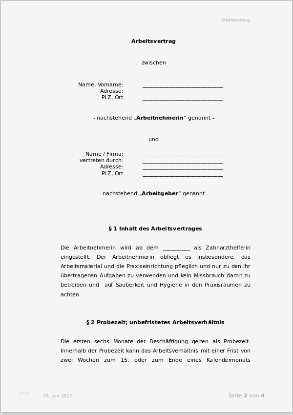 Vorlage änderung Arbeitsvertrag Luxus Arbeitsvertrag Vorlage Zum Download Vorlagen