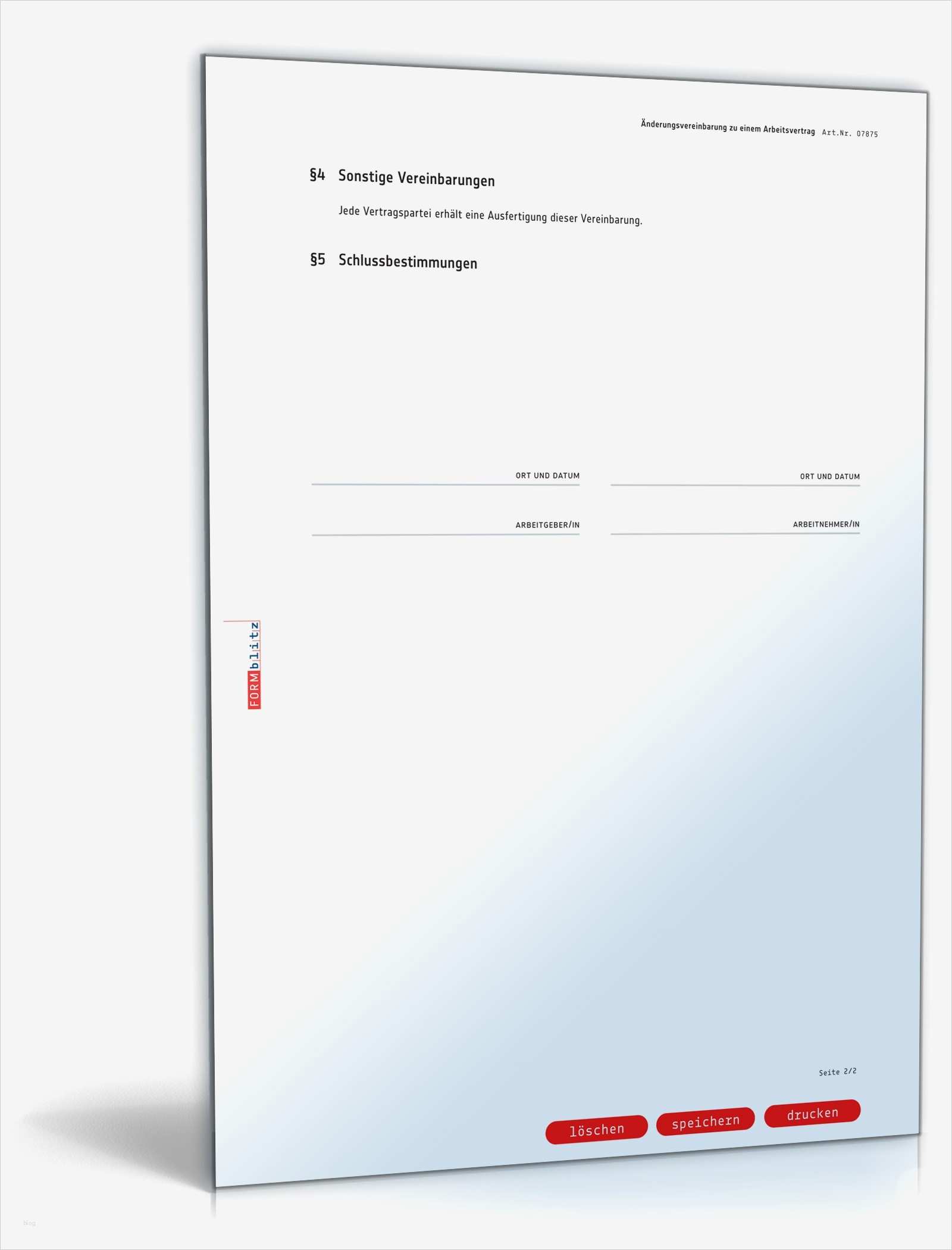 Vorlage änderung Arbeitsvertrag Schön Änderungsvereinbarung Arbeitsvertrag